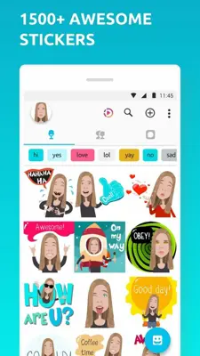 Mirror Emoji Keyboard android App screenshot 1